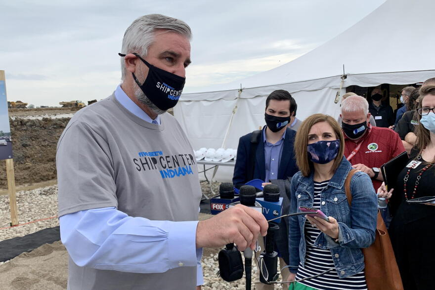 Gov. Eric Holcomb's office said the short extension of his executive order “will allow for ongoing conversations with healthcare stakeholders” as the governor decides how best to help hospitals during the current surge of COVID cases.
