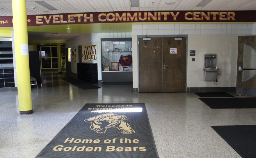The Eveleth Community Center is in the only part of Eveleth-Gilbert schools still standing: a '90s music and gym addition.