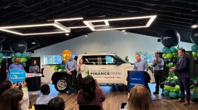 Officials with Truliant, Toyota and Junior Achievement announced the launch of "Finance Park Mobile" at a press conference in Greensboro on Sept. 28, 2026.