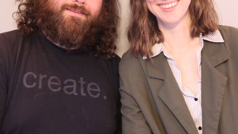 Hans Glassmann and Wendy Womack at their StoryCorps appointment in St. George in April 2025