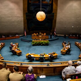 The Senate chamber on opening day. (Jan. 21, 2026)