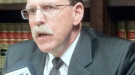 Tim Harris in the DA Office Law Library