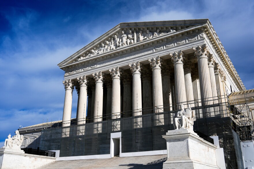 The US Supreme Court is seen on January 13, 2026, in Washington.