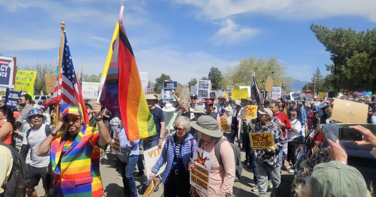 Thousands take to the streets for third No Kings protest in Albuquerque
