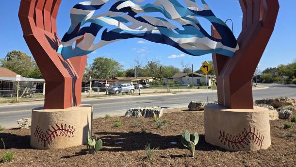 "Kindred Spirit" sits on the World Heritage Trail through the missions on the South Side