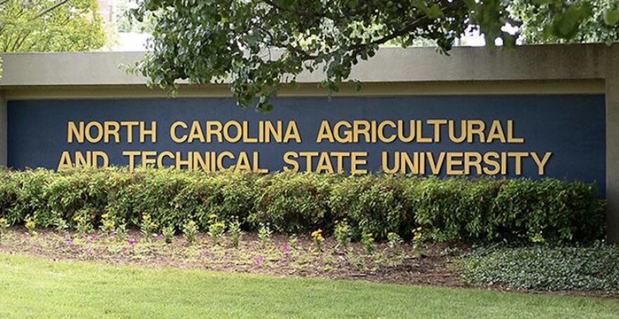 NCA&T campus sign