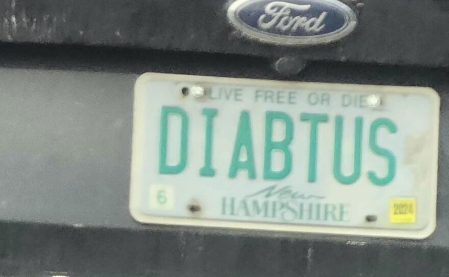 Vanity plates are all over New Hampshire.