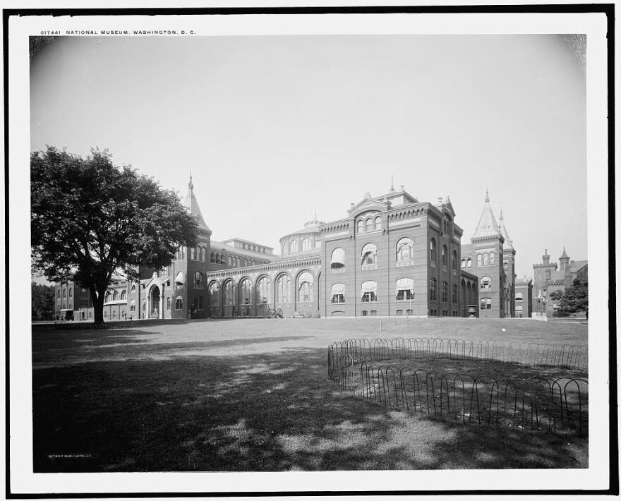 The A&I, pictured here in the early 1900s, was the Smithsonian's first museum building.
