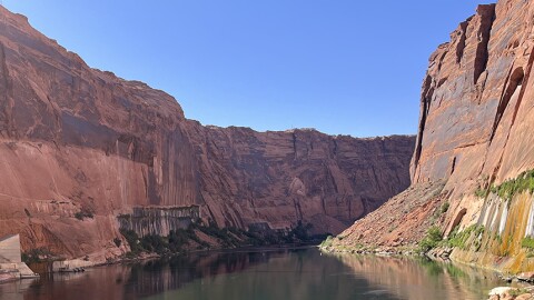 The Colorado River below Glen Canyon Dam