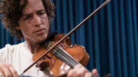 Tim Fain plays violin live at Montana Public Radio, August 6, 2018.