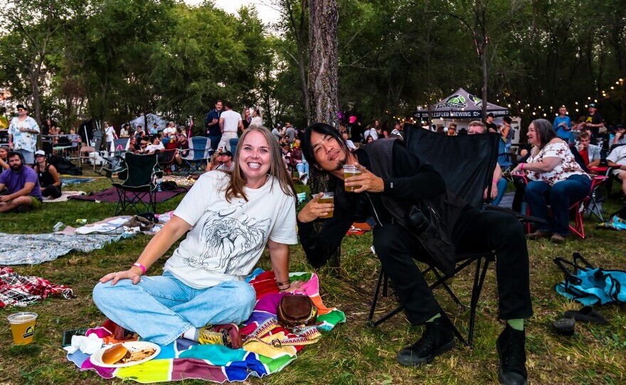 Beer is an important part of the festival experience, supplied this year by Cedar Falls-Waterloo's own SingleSpeed Brewing.