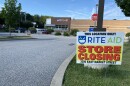 A closing sign outside of a York County Rite Aid is seen in July 2025. (Ed Mahon / Spotlight PA)
