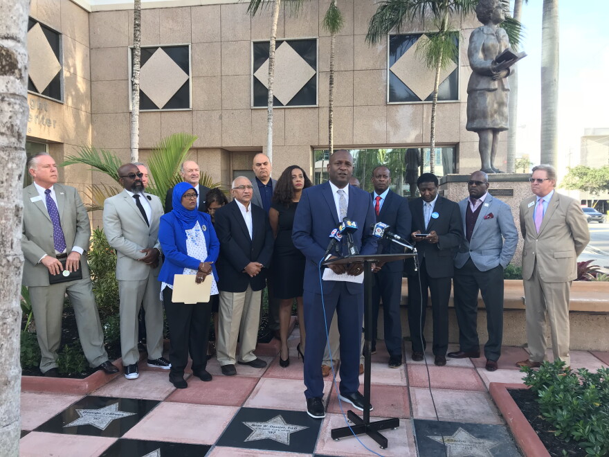 State Rep. Bobby Dubose, from the Fort Lauderdale area, moderated speakers from across Broward County, as they praised Runcie's leadership.