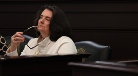 FRANKFORT, March 25, 2026 – Rep. Kim Banta, R-Fort Mitchell, listens to a presentation of Senate Bill 281, an act related to grandparent visitation, in a House Judiciary Committee meeting.