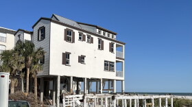 Damaged building on Fort Myers Beach