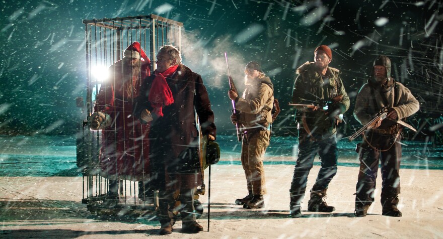 Santa's darkest secrets are revealed in the Finnish horror film <em>Rare Exports: A Christmas Tale.</em>