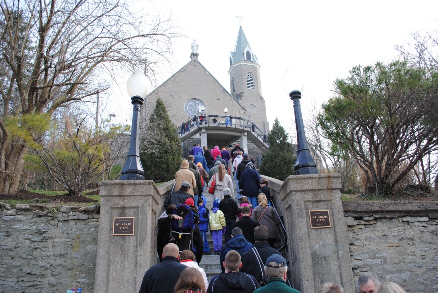 praying of the steps