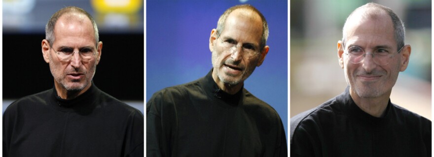 <p>Three file photos, from left, Jan. 2010, July 2010 and Oct. 2010, show Apple CEO Steve Jobs. ON Â Jan. 17, 2011, Jobs took a medical leave of absence for the second time in two years.</p>