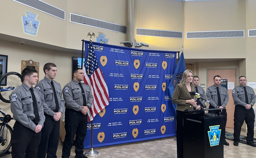 Scranton Mayor Paige Cognetti's discussed the city's investment in technology for the police department and how it will benefit future officers.