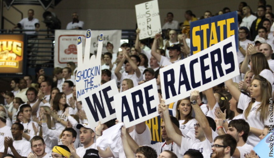 MSU fans at the Racers' home game against Tenn Tech