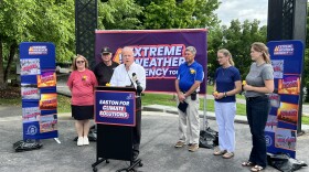 State Rep. Robert Freeman was among the speakers at Thursday's event highlighting the increased frequency and impact of severe weather across the region and calling for both local and federal safeguards.