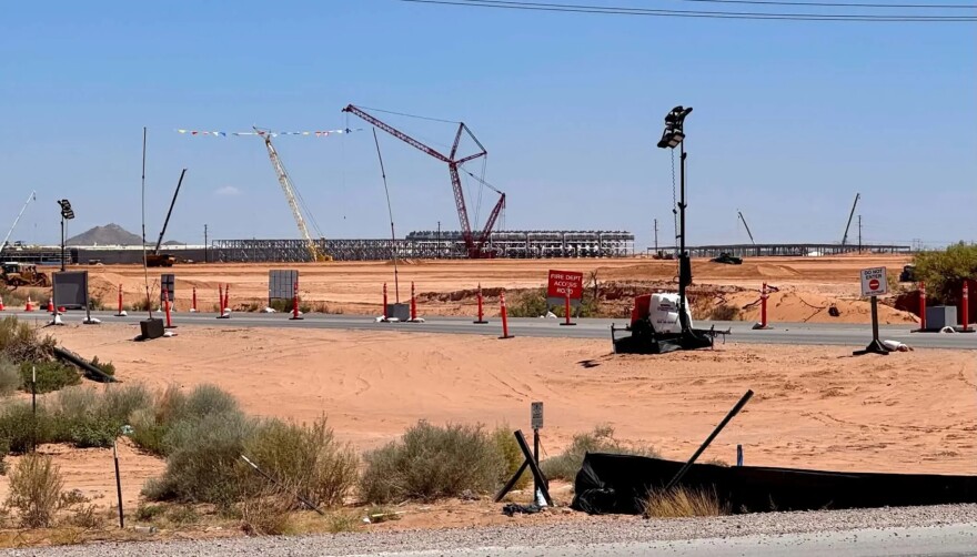 Project Jupiter construction site in Santa Teresa is seen Wednesday.