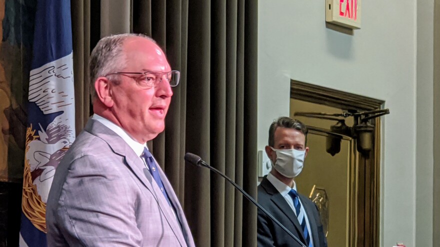 Gov. John Bel Edwards. August 4, 2020.