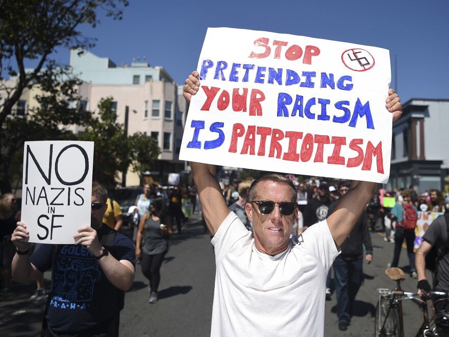 David Criswell joins the anti-white nationalist march that morphed from a counterprotest to a celebration in San Francisco.