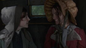 Daisy Edgar-Jones stars as Elinor Dashwood and Esmé Creed-Miles as Marianne Dashwood in "Sense and Sensibility." (Courtesy of Focus Features)