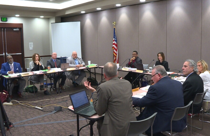 The Indiana Board of Education meeting on Dec. 4, 2019.