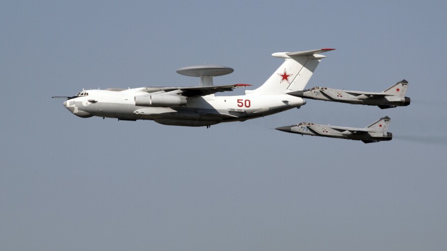 South Korea says a Russian A-50 AWACS command and control aircraft entered its territorial airspace twice, prompting South Korea to fire hundreds of warning shots toward the plane.