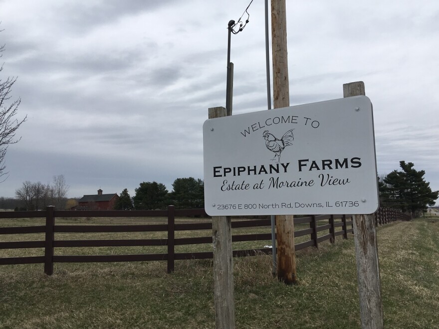 Epiphany Farms sign