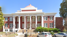 The Crittenden County Courthouse where the hearing was held Friday.