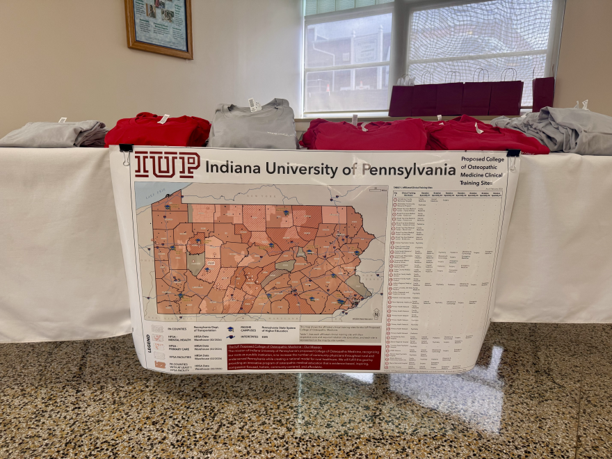 This map shows future clinical training sites for IUPCOM.