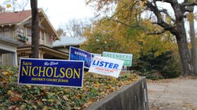 Judicial campaign signs in Louisville.