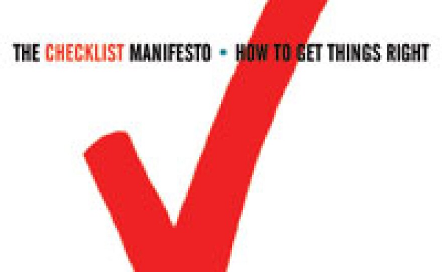 'The Checklist Manifesto' Cover