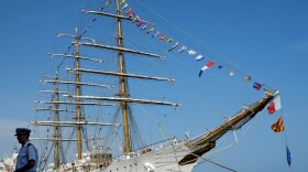 The Libertad is being held in port near Accra, Ghana.