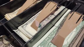 money in cash register