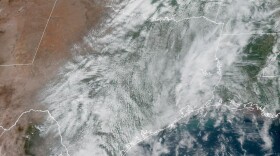 A lot of clouds over the Hill Country and South Texas on May 18. 2026