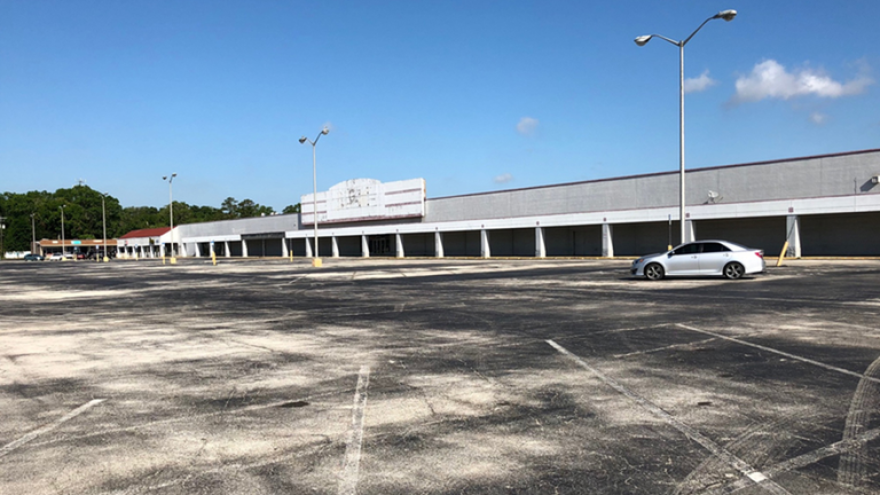 Rapid Building Solutions plans to turn this old Kmart at 5751 Beach Blvd. into a drive-thru self-storage.