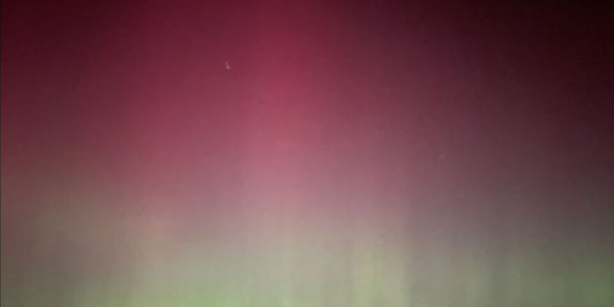 The northern lights seen in Boulder, Colorado, on Friday, May 10, 2024.