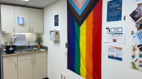 An exam room at Transhealth in Northampton, Massachusetts. (Karen Brown)