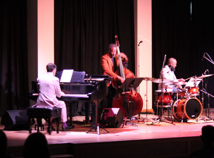 Gavin, and bandmates Zach Barholomew and Brandon Roberston, create original music in the style of each concert's featured musician.