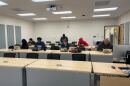 A small group of students take an exam in their Yoruba class at UW-Madison on March 18, 2026. Colleges in Milwaukee only offer one language originating on the African continent: Arabic. Madison offers around seven, but class options vary by student demand.