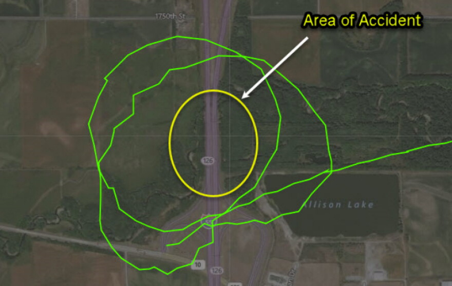 The plane crashed onto Interstate 55 near Lincoln on March 3.