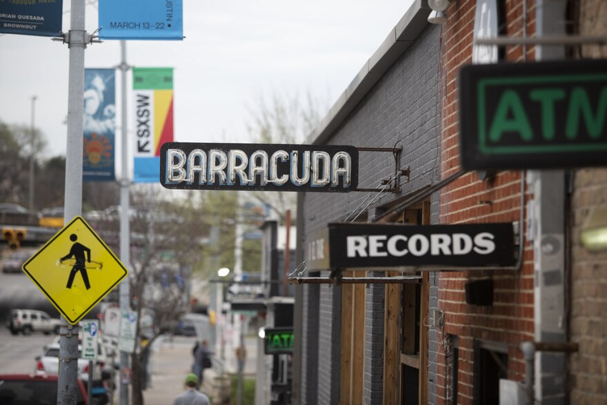 Barracuda music venue in the Red River Cultural District