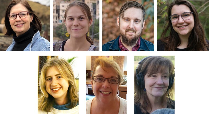Returning to the corps from last year, L-R top row, are Connie Bailey-Kitts, Clara Haizlett, Trevor McKenzie and Rachel Greene Moore. Second row, L-R, are Katie Myers, Heather Niday and Rebecca Williams.