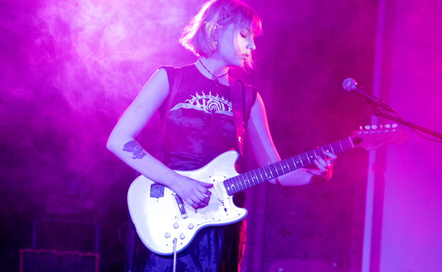 Bomb Bunny performs at IndieCraft on Friday, May 19, 2023 in Springfield, Ohio (Ruthie Herman for WYSO)