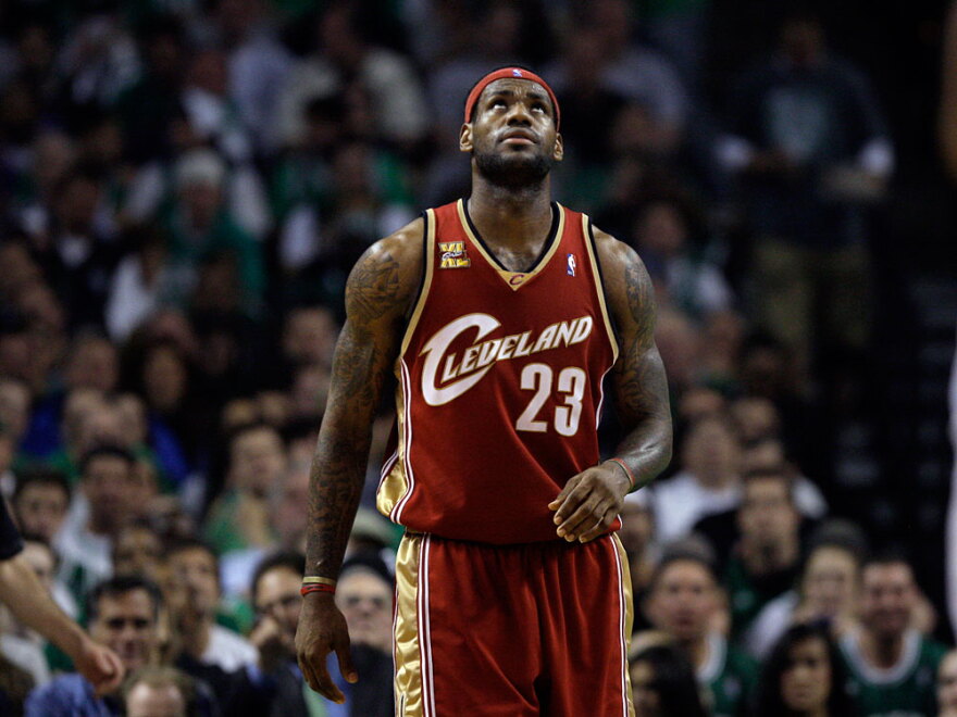 Cleveland Cavaliers  forward LeBron James.