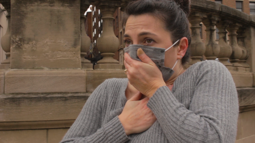 Dancer Kakuti Davis Lin in "Dissonance" by Dr. Misty Borst and Full Circle Dance Co. Credit: Aster Lobel
